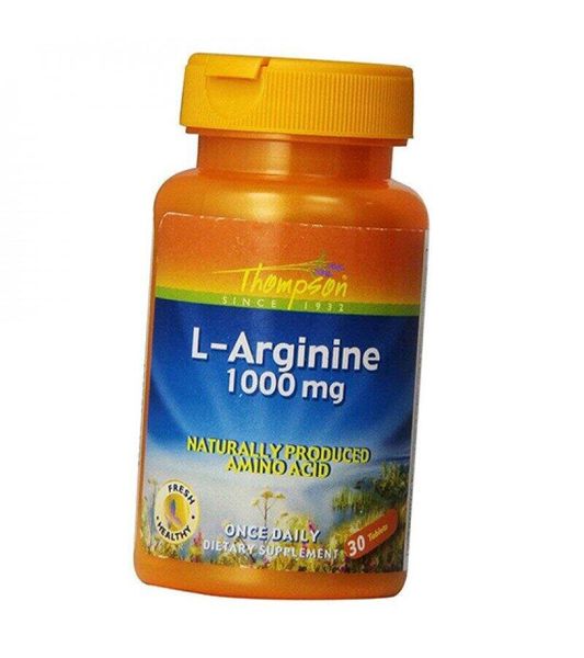 

L-Аргинин L-Arginine Thompson 1000 мг 30 таблеток (TH001)