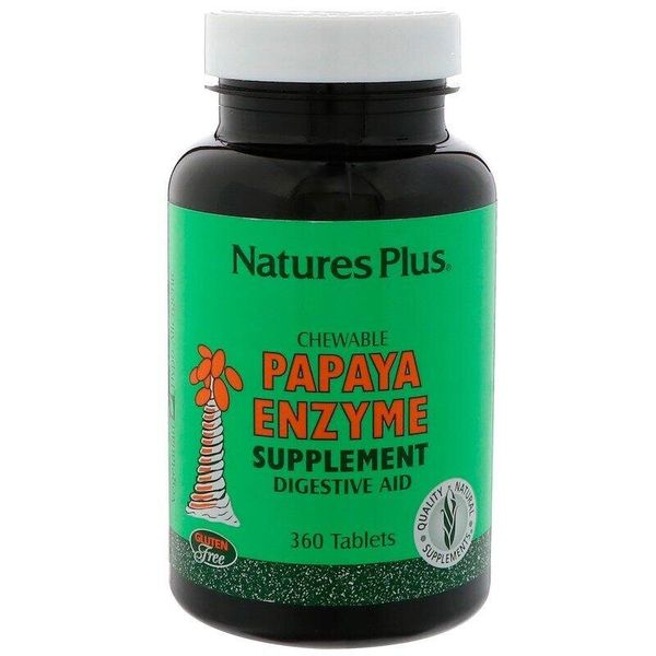

Ферменты папайи Papaya Enzyme Nature's Plus 360 жевательных таблеток (NP163)