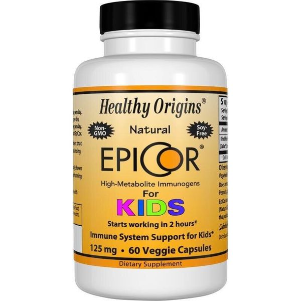 

Эпикор для детей EpiCor for Kids Healthy Origins 125 мг 60 капсул (HO033)