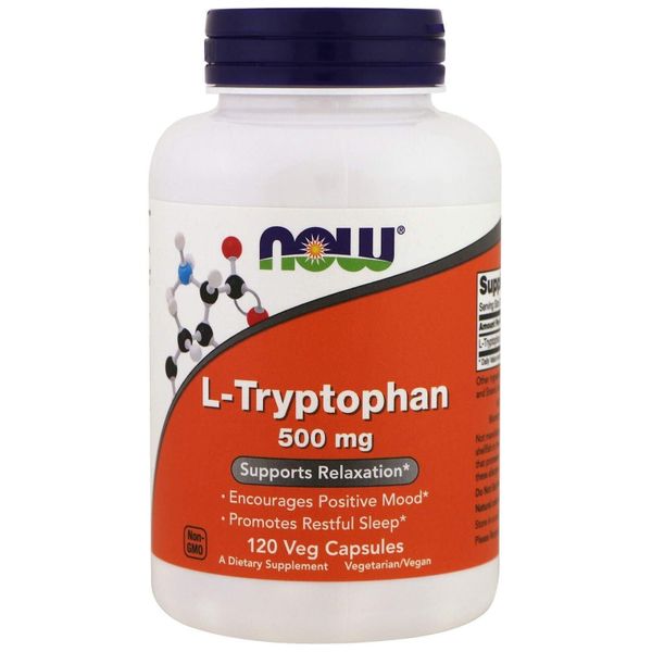 

Триптофан L-Tryptophan Now Foods 500 мг 120 капсул (NF113)