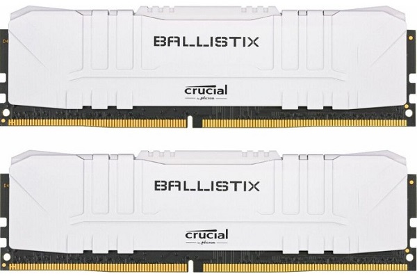 

Пам'ять DDR4 32GB Crucial 3200MHz PC4-25600 (Kit of 2x16GB) Ballistix White (BL2K16G32C16U4W)