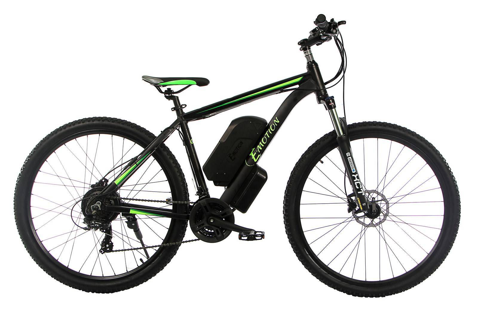 

Электровелосипед E-motion MTB 29" GT 36V 12Ah 500W / рама 19" чёрно-зелёный (EMTB29193612500-BG)