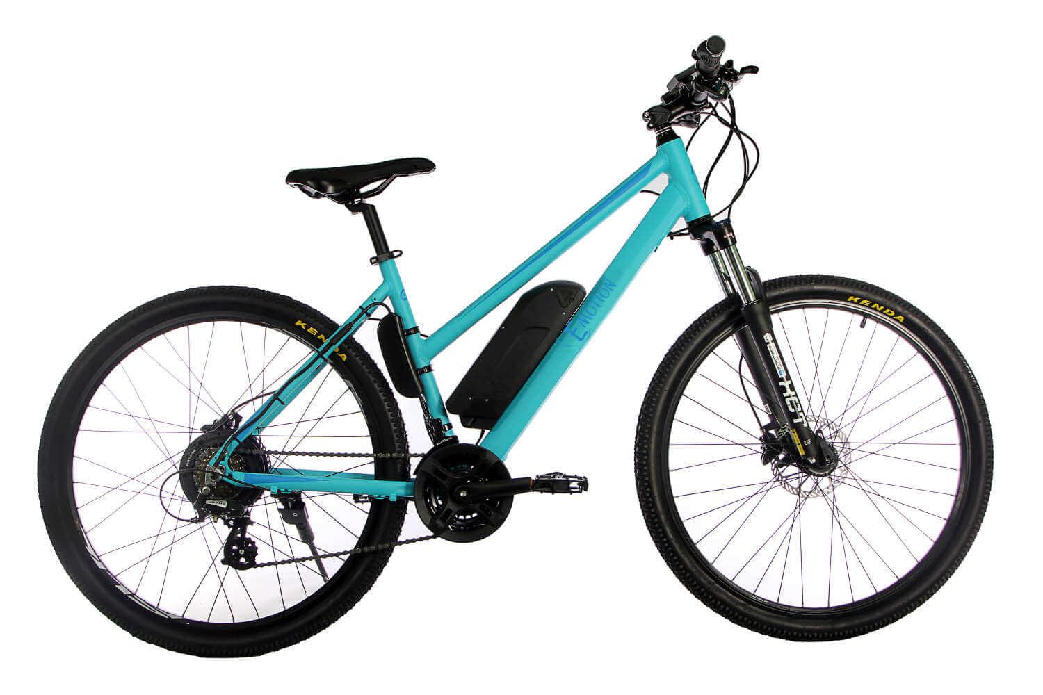 

Женский электровелосипед E-motion City GT 27,5" 36v 12Ah 500w / рама 19" голубой (EMCGT275G)