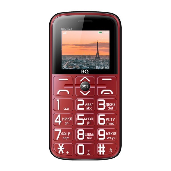 

Мобильный телефон BQ 1851 UA Respect Red