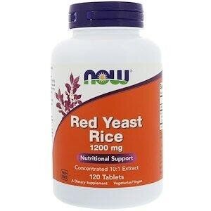 

Красный дрожжевой рис Red Yeast Rice Now Foods 1200 мг 120 таблеток (NF434)