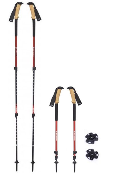 

Треккинговые телескопические палки Black Diamond Trail Ergo Cork, 69-140 см, Picante (BD 112506.6006)