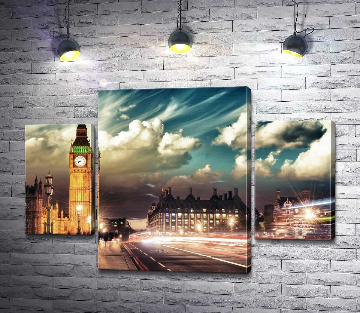 

Модульная картина ArtPoster Вечер на Вестминстерском мосту (Westminster bridge) 80x54 см Модуль №7