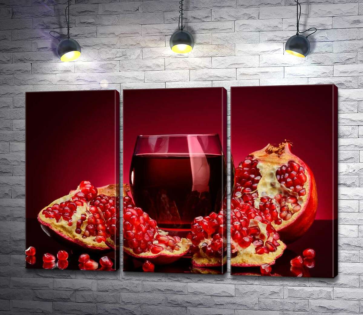 

Модульная картина ArtPoster Богатство красного в плодах и соке граната 102x67 см Модуль №11
