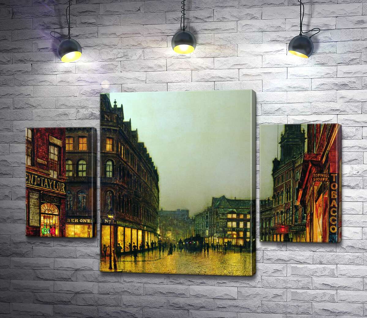 

Модульная картина ArtPoster Боар Лейн, Лидс (Boar Lane, Leeds) - Джон Эткинсон Гримшоу (John Atkinson Grimshaw) 100x65 см Модуль №7
