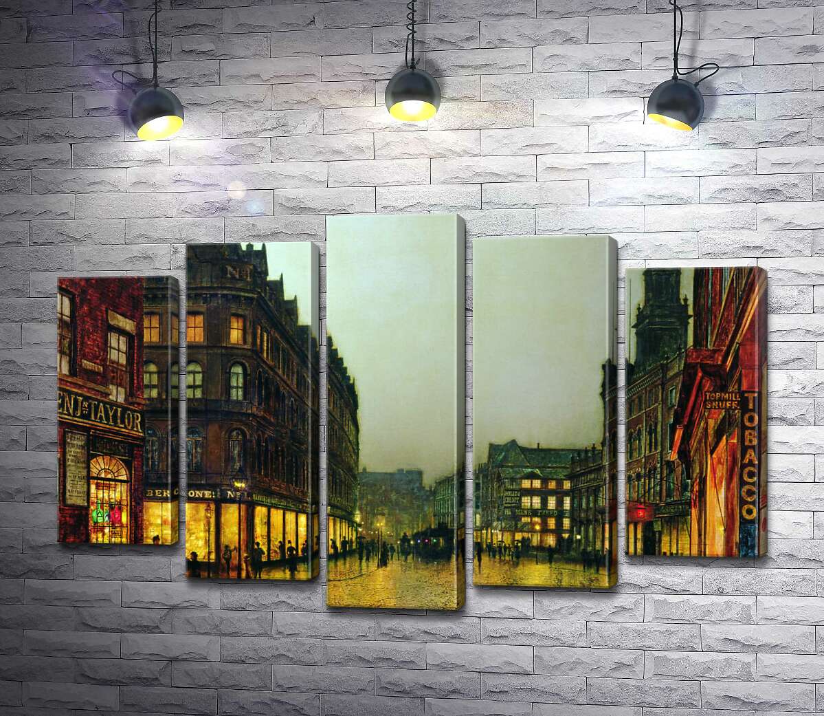 

Модульная картина ArtPoster Боар Лейн, Лидс (Boar Lane, Leeds) - Джон Эткинсон Гримшоу (John Atkinson Grimshaw) 100x67 см Модуль №26