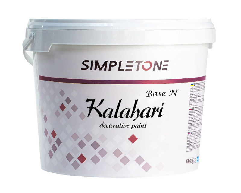 

Штукатурка "песчаные дюны" SIMPLETONE KALAHARI BASE N декоративная 6кг