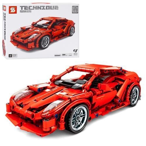 

Конструктор 8153 машина, 24,3см, фигурка, 603дет, в кор-ке