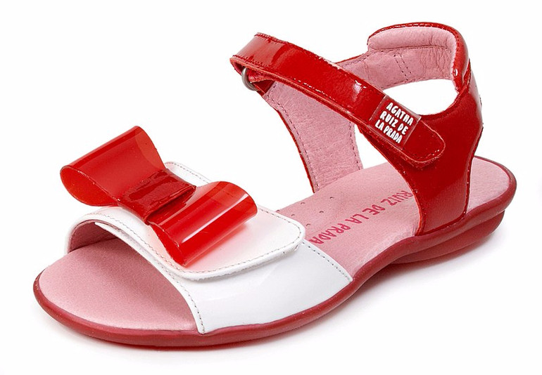 

Босоножки для девочек AGATHA RUIZ DE LA PRADA 142957 белые с красным 29