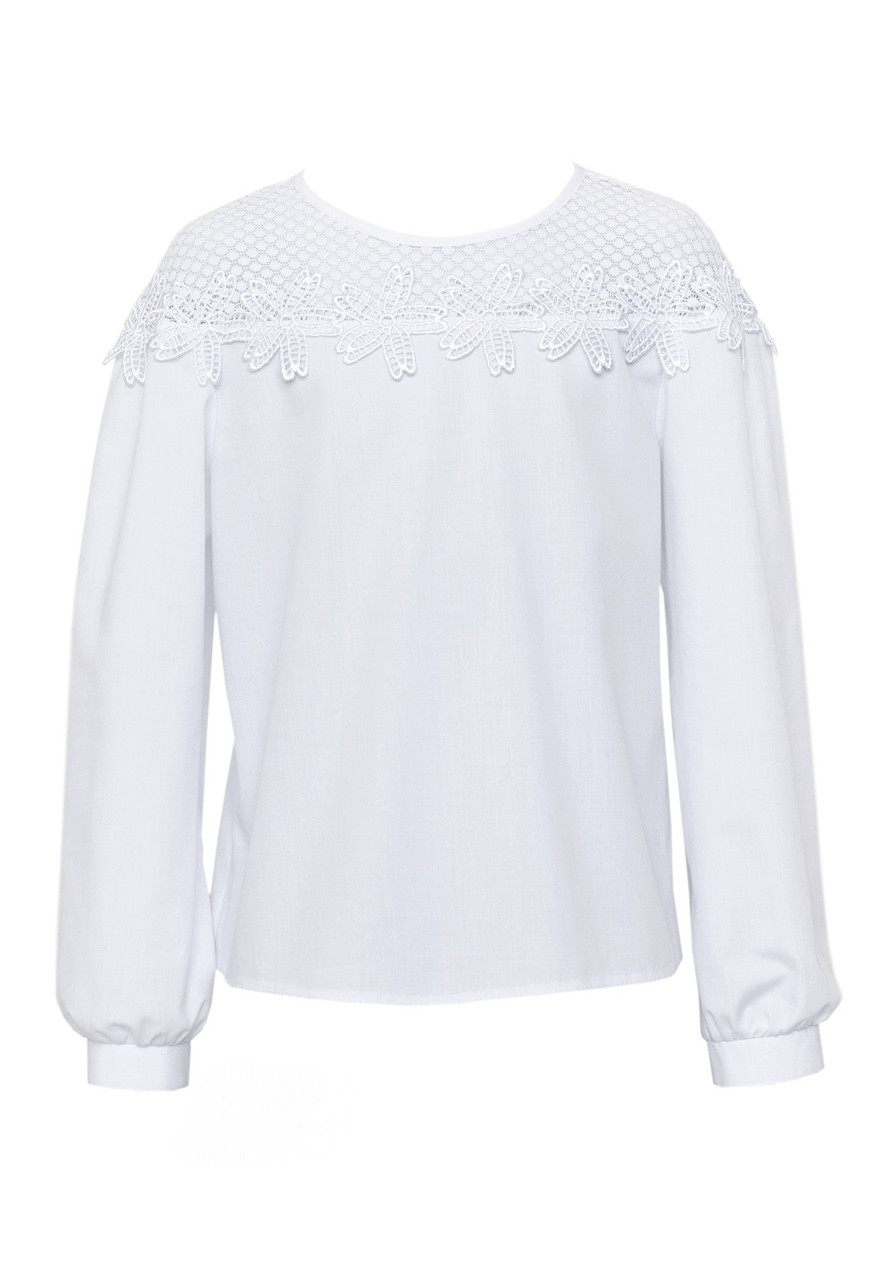 

Блузка для девочки SLY 118/S/19 белая 134