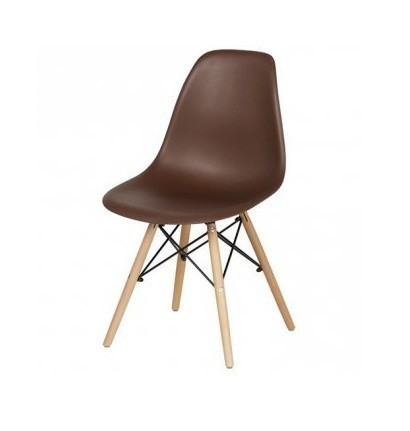 

Стул обеденный Accord Enzo Eames Chair коричневый 460x420x800 мм