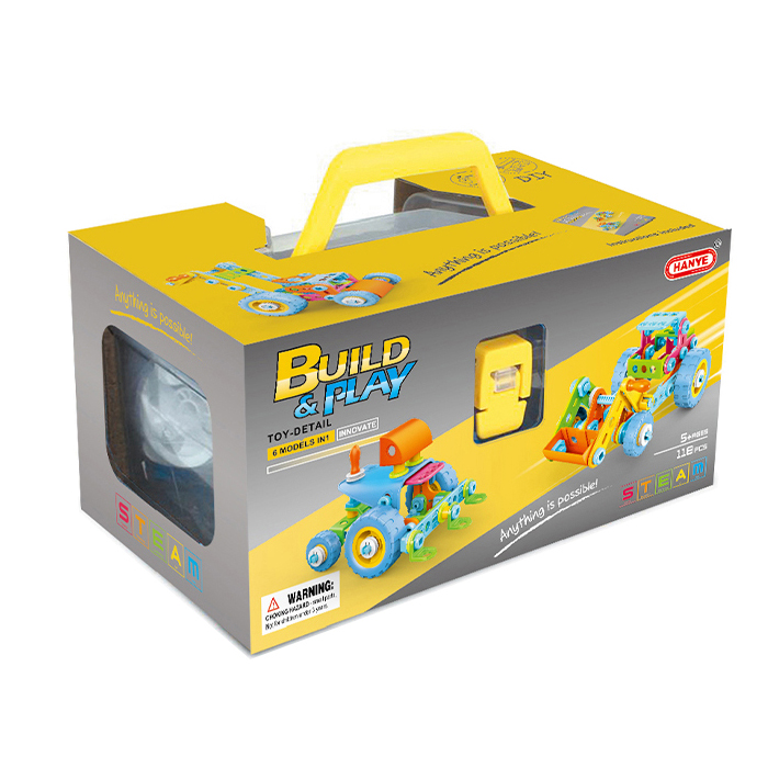 

Конструктор Build&Play 6 в 1 Техника 118 ел. (J-7760)