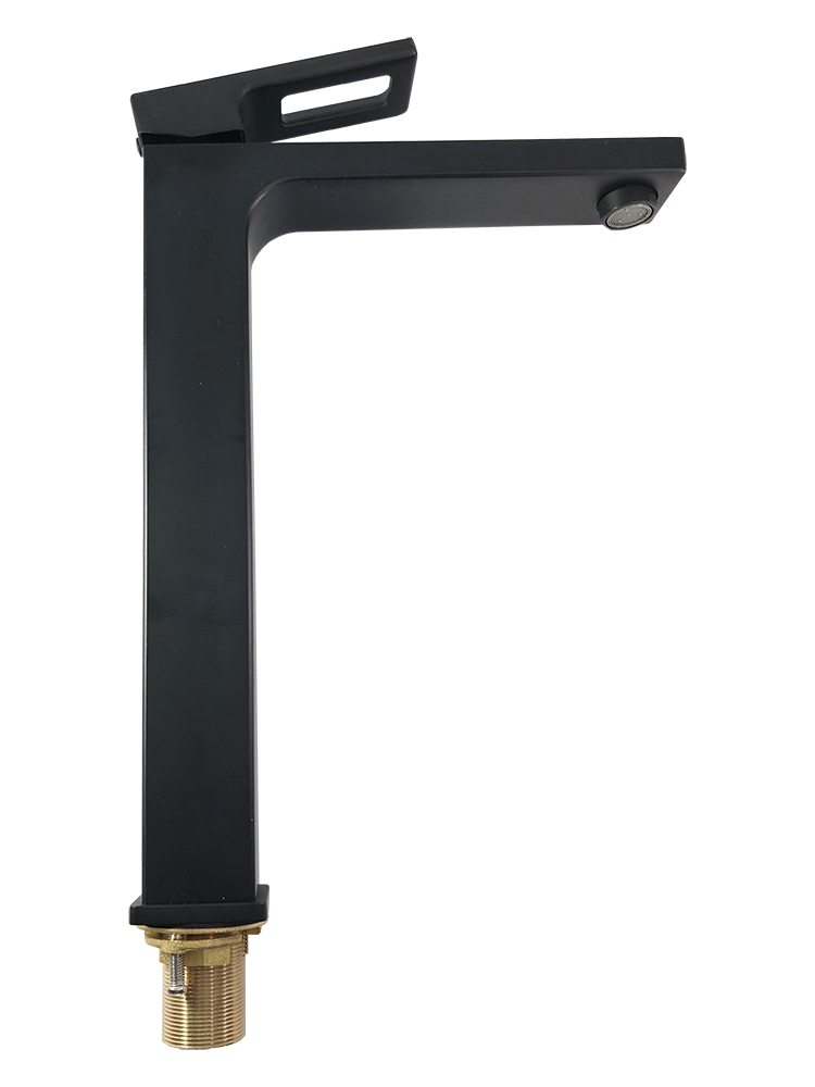 

G1017-62 Смеситель для умывальника высокий черный Gappo 1/8 (ТР-00025310)