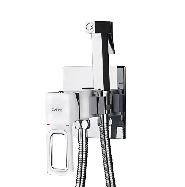 

G7217-8 Смеситель для душа гигиенический встроенный белый Gappo 1/8 (ТР-00025312)