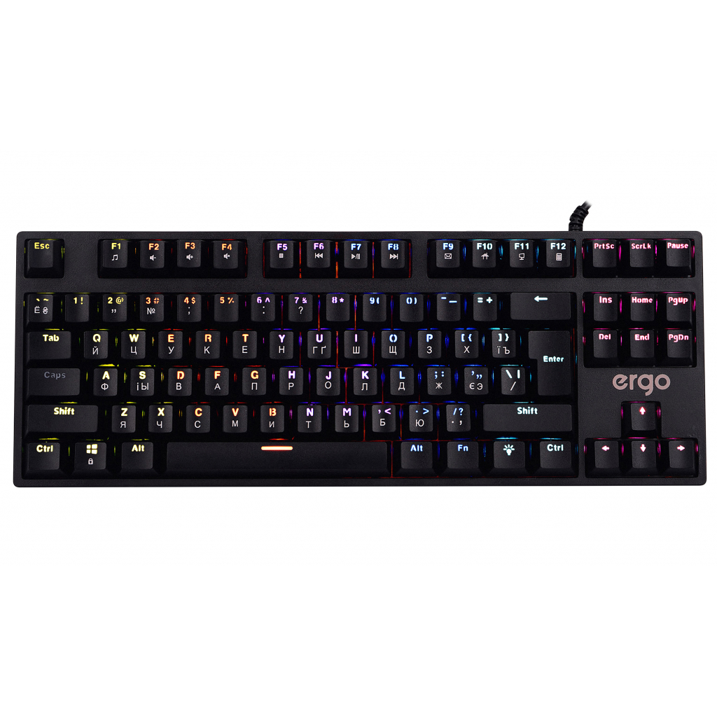 

Клавиатура Ergo KB-915 TKL Blue Switch USB Black (KB-915)