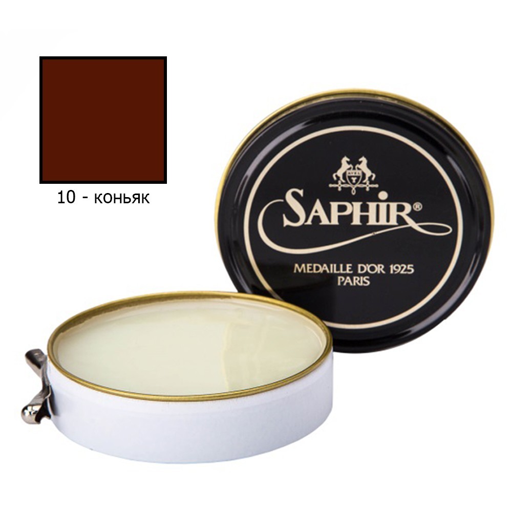 

Паста для обуви Saphir Medaille D'or Pate De Luxe 50 мл коньяк