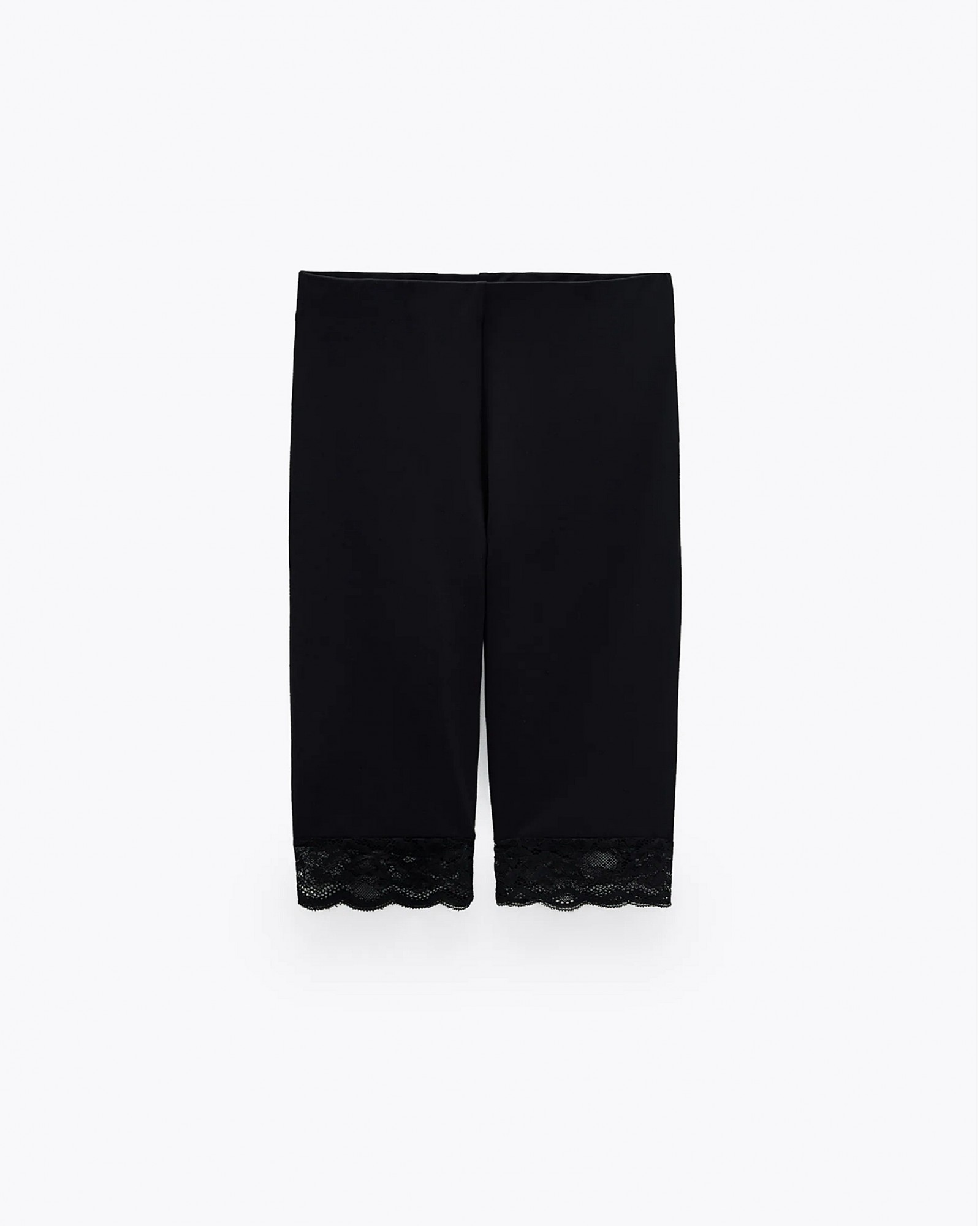 

Шорты велосипедки черные с кружевом ZARA 9406, Шорты велосипедки черные с кружевом ZARA 9406 L(30)