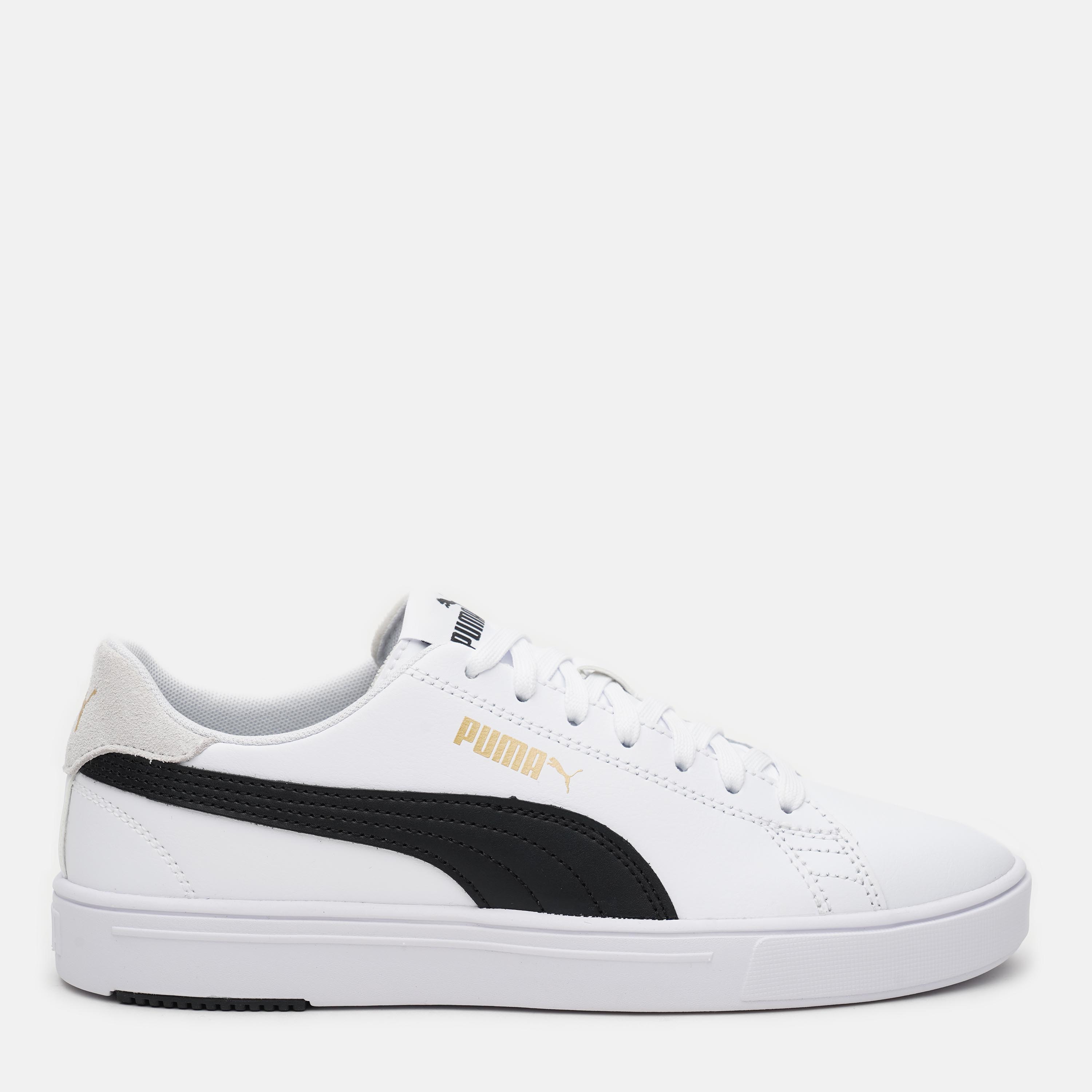 Акція на Жіночі кеди низькі Puma Serve Pro Lite 37490208 40 (6.5) 25.5 см Puma White-Puma Black-Puma Team Gold від Rozetka