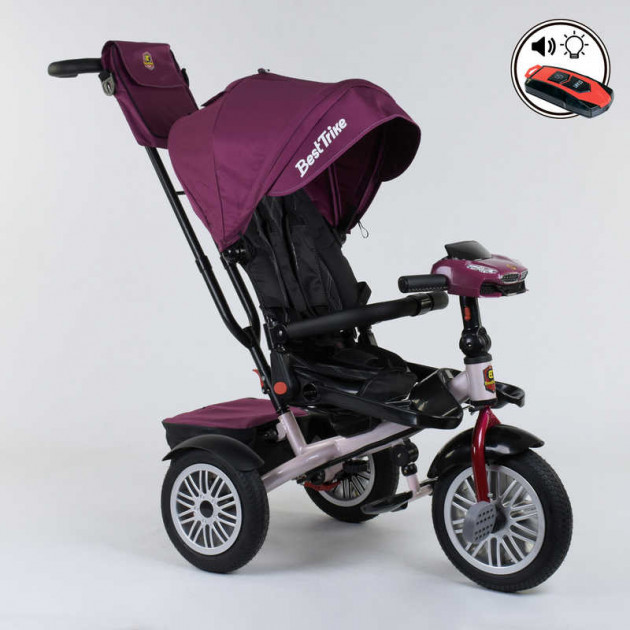 

Велосипед 3-х колёсный 9288 B - 6945 Best Trike Бордовый