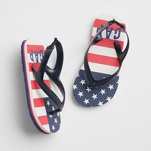 

Вьетнамки детские GAP Graphic Sandals 949513882 23-24 (7/8) 16,5 см Красный/Синий