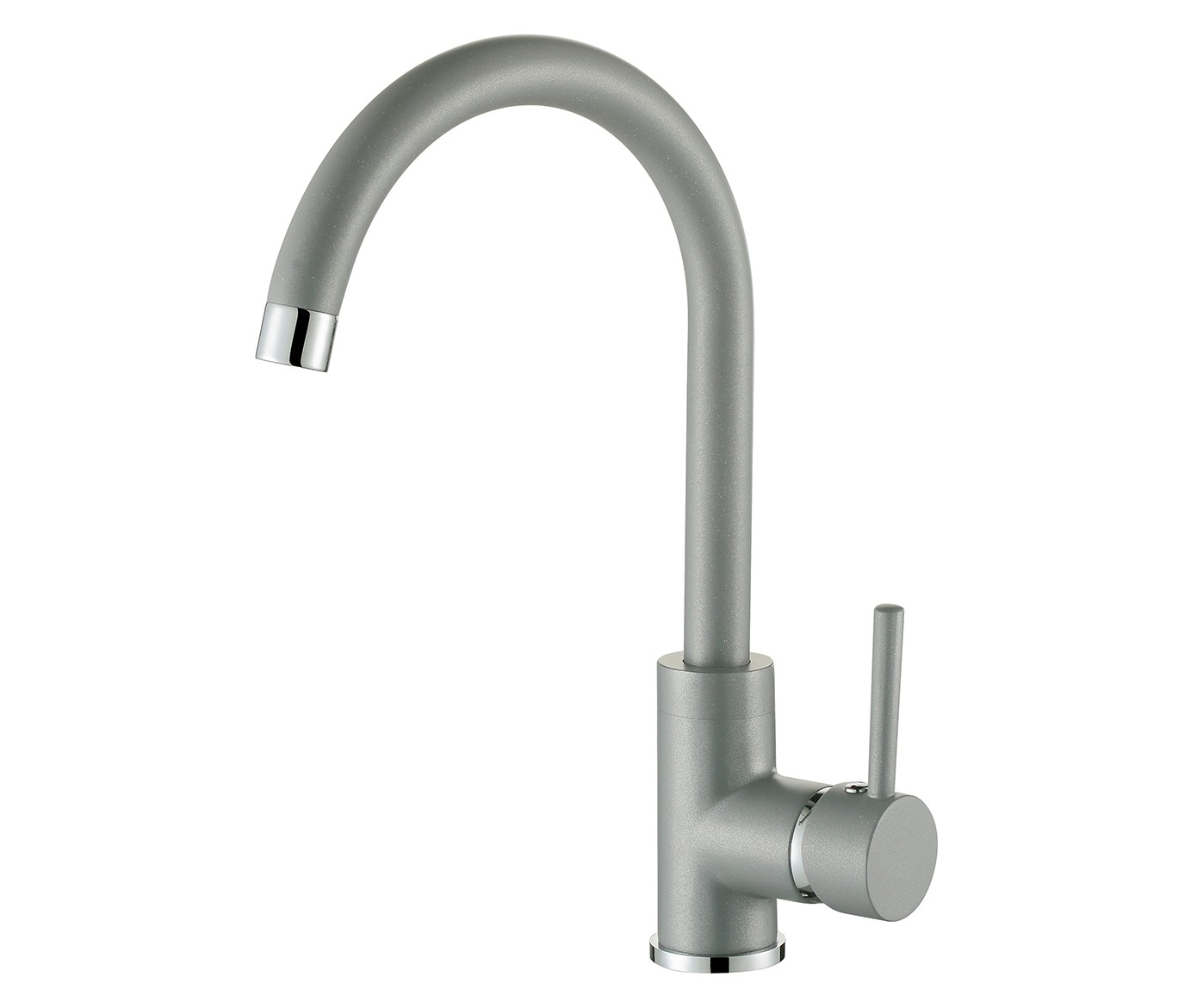 

Кухонный смеситель Aquasanita Sabia 5523 Alumetallic 202 Серый