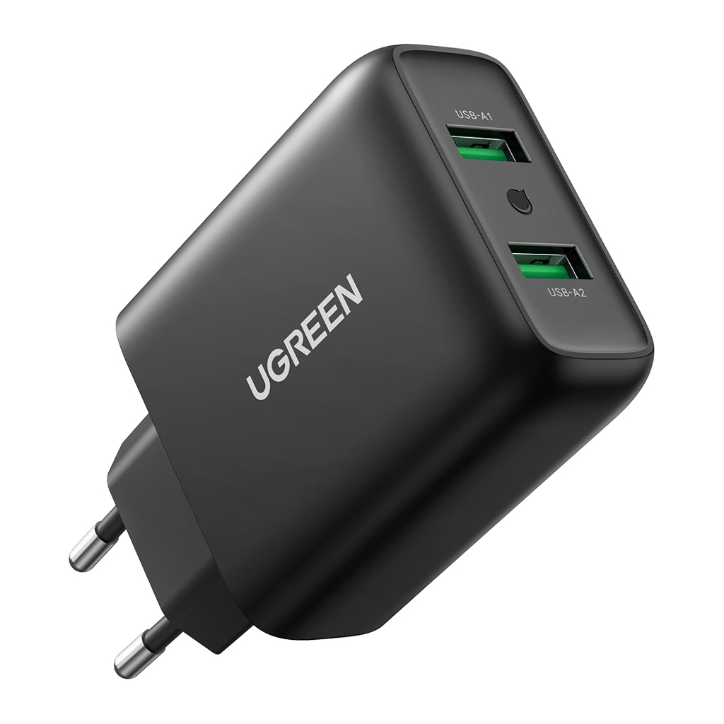 

Зарядное устройство Ugreen CD161 36W 2xUSB QC 3.0 Charger