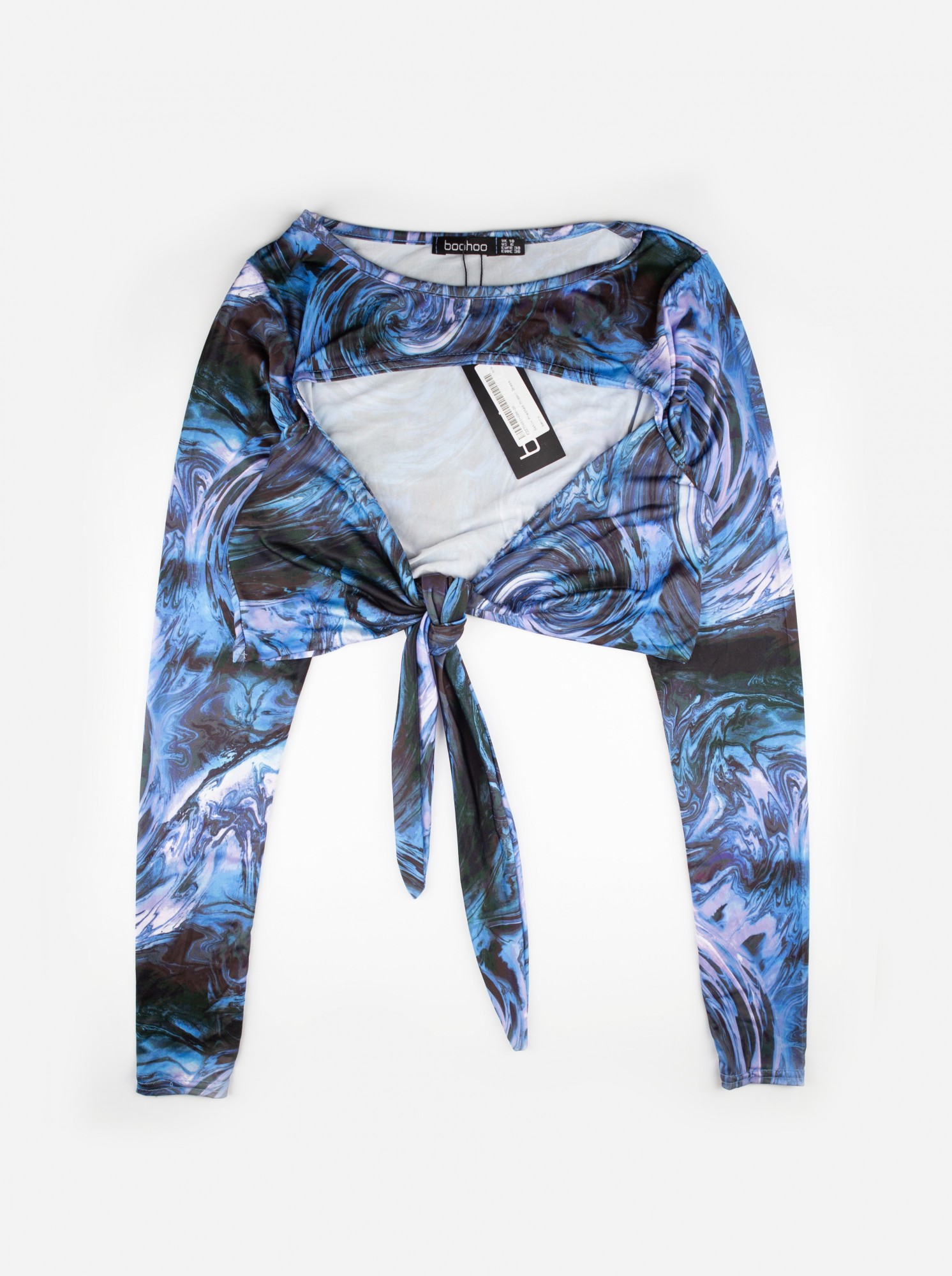

Топ Boohoo  синий 8527123004317, Топ Boohoo 38 синий 8527123004317