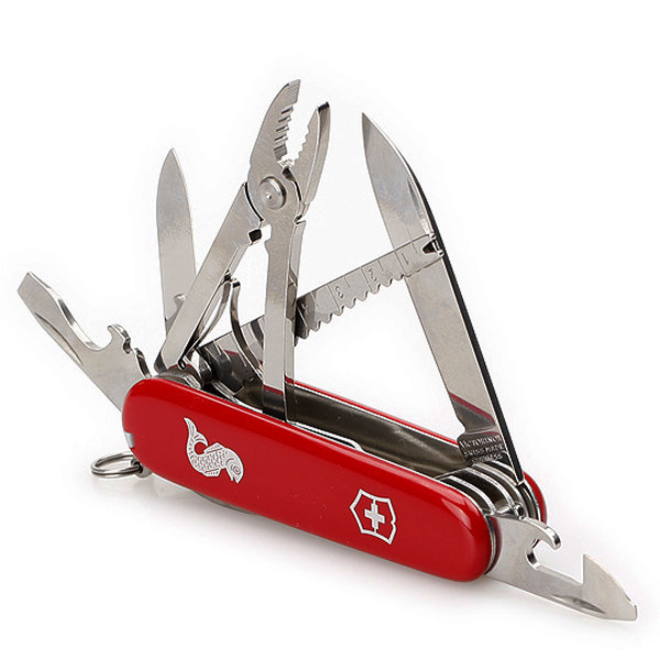 

1.3653.72 Ніж Victorinox Swiss Army Angler червоний