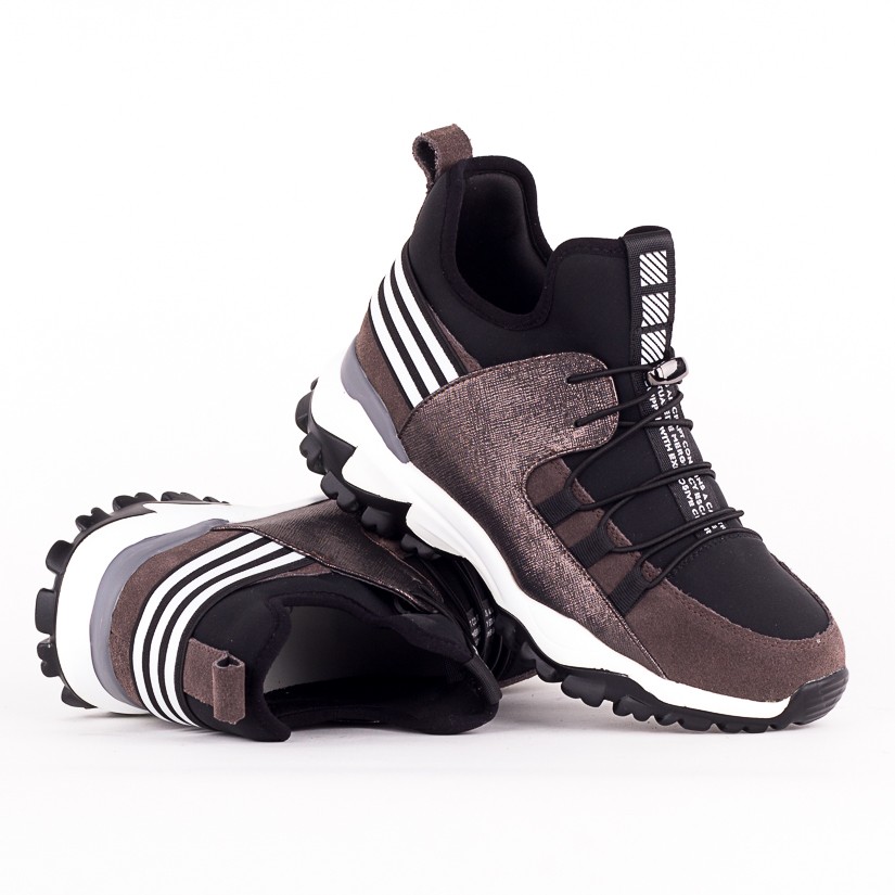 

Кроссовки женские деми Allshoes 00-00005183 Бронзовый р.38 (24 см.)