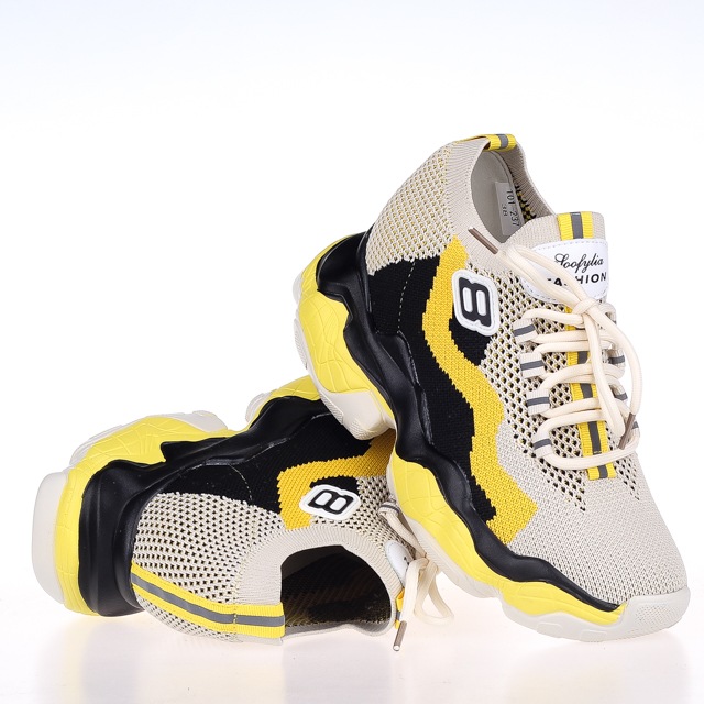 

Кроссовки женские деми Allshoes 00-00005451 Желтый р.36 (23 см.)