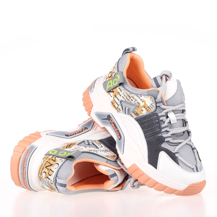 

Кроссовки женские деми Allshoes 00-00006110 Оранжевый р.37