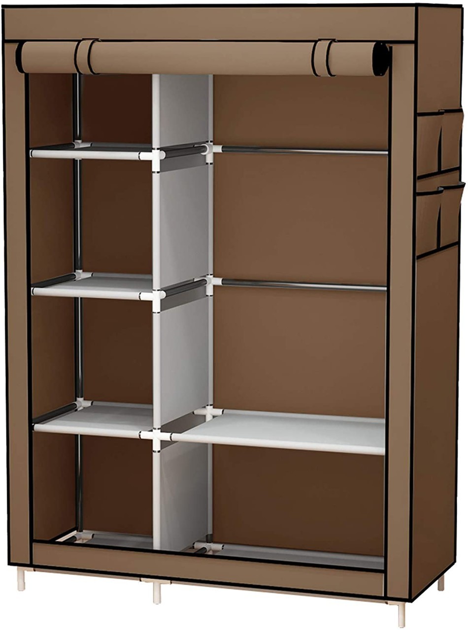 

Тканевый шкаф складной STORAGE WARDROBE KM-105. Органайзер для одежды 90х45х170 см.