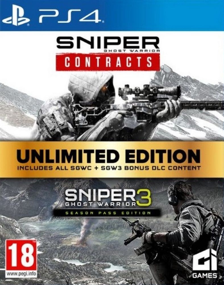 Sniper Ghost Warrior Contracts & SGW3 Unlimited Edition PS4 (русские  субтитры)