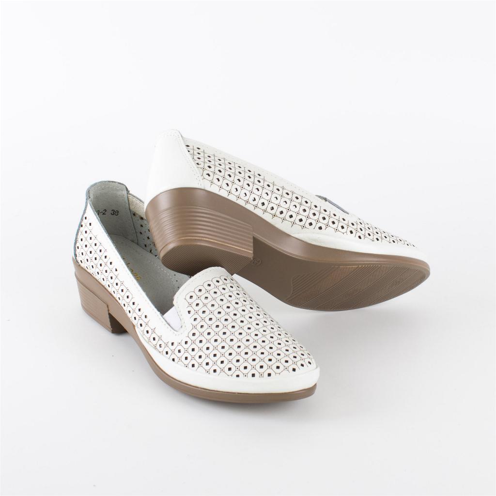

Туфли женские деми Allshoes 00-00004680 Белый р.41 (25,5 см.)