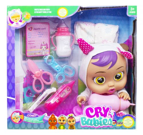 

Пупс CRY BABIES, Зайчик белый
