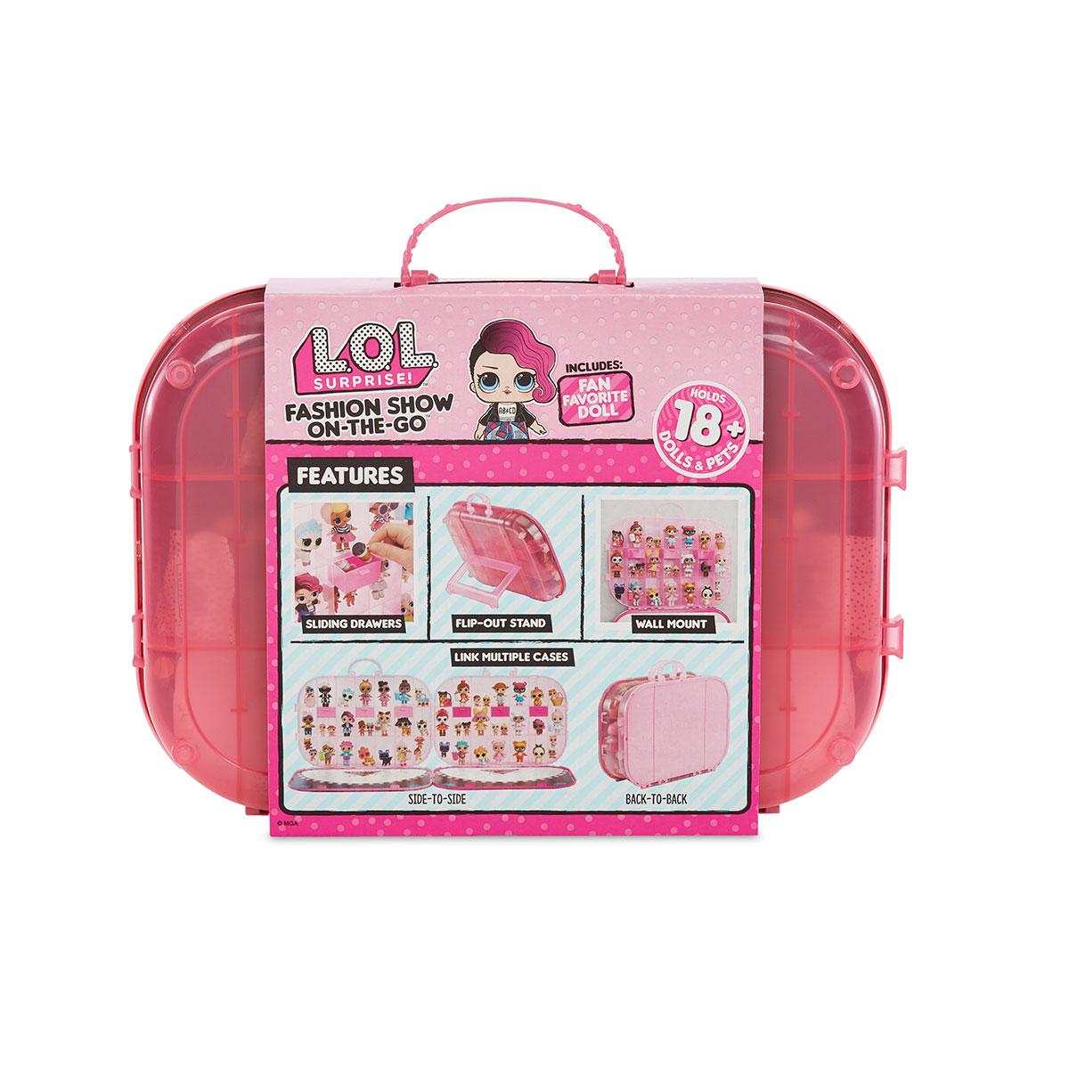 

Игровой набор с эксклюзивной куклой L.O.L. SURPRISE! – Показ мод (нежно-розовый)