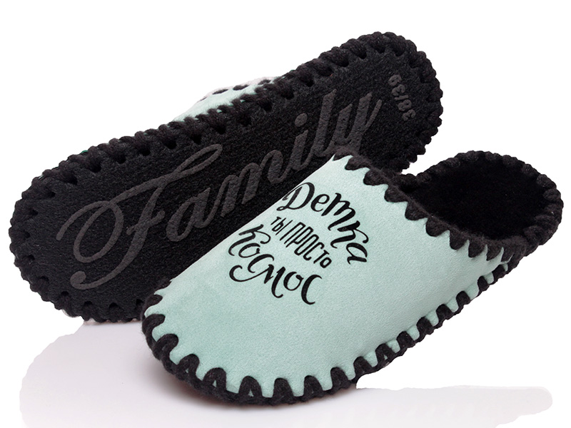 

Тапочки женские деми Family 00-00007098 Зеленый р.40 (25,6 см.)