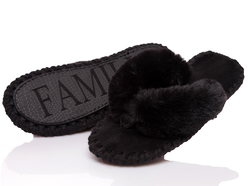 

Тапочки женские деми Family 00-00007325 Черный р.41 (27 см.)