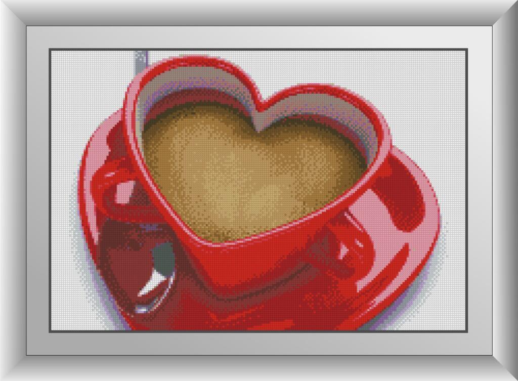 

Алмазная мозаика С любовью Dream Art 30139 34x46см 24 цветов, квадр.стразы, полная зашивка. Набор алмазной вышивки