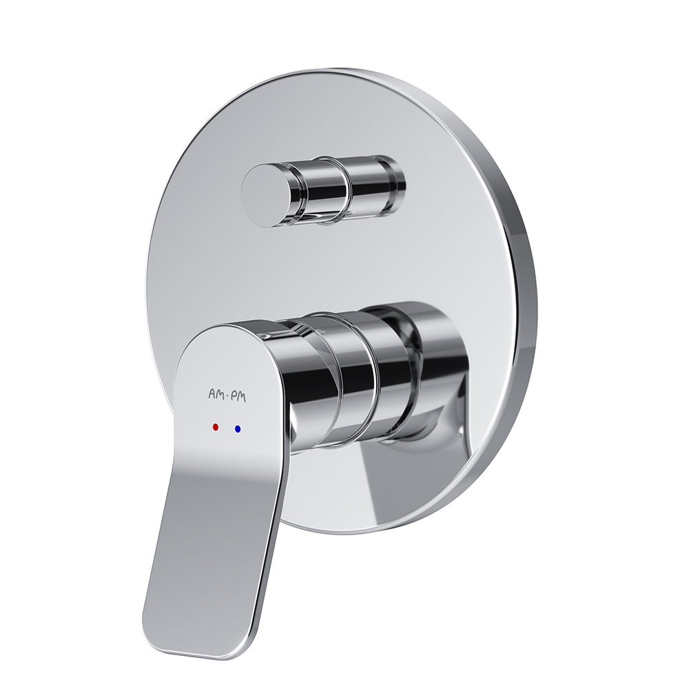 

Смеситель для ванны и душа, монтируемый в стену AM.PM X-Joy F85A45000 (93308)