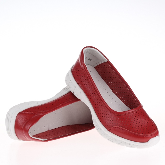 

Мокасины женские деми Allshoes 00-00006147 Белый р.41