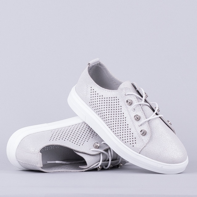 

Мокасины женские деми Allshoes 00-00005048 Серый р.38 (24 см.)
