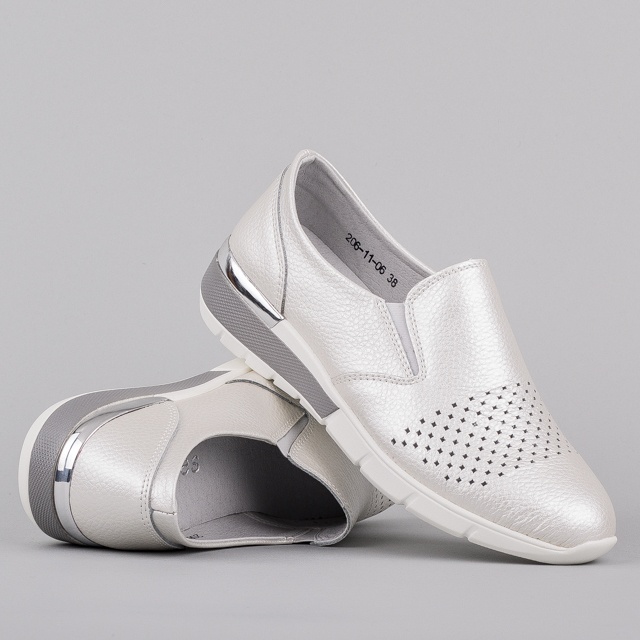 

Мокасины женские деми Allshoes 00-00005544 Бежевый р.36 (23,5 см.)