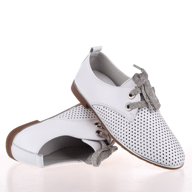 

Мокасины женские деми Allshoes 00-00005494 Белый р.37 (24,0 см.)