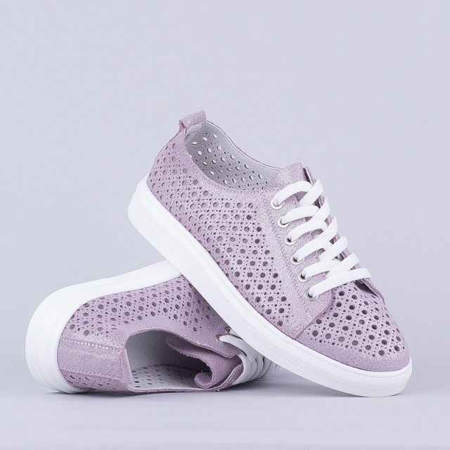 

Мокасины женские деми Allshoes 00-00005056 Розовый р.37 (24 см.)