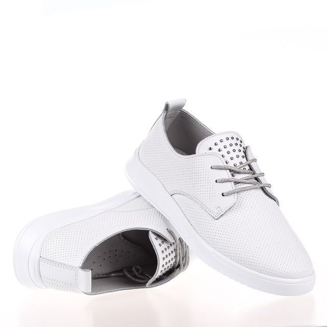 

Мокасины женские деми Allshoes 00-00005478 Белый р.39 (24 см.)